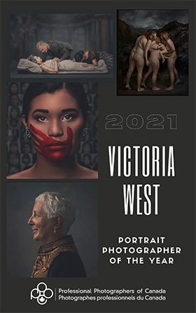The 4 winning images from National Portrait Photographer of the Year, Victoria West.